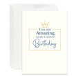 Load image into Gallery viewer, Mens Christian You Are Amazing Happy Birthday Card