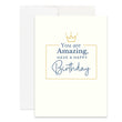 Load image into Gallery viewer, Mens Christian You Are Amazing Happy Birthday Card
