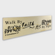 Load image into Gallery viewer, 2 Corinthians 5:7 Walk by Faith Not by Sight Wood Decor