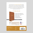 Load image into Gallery viewer, Personalized Custom Text Your Name KJV Large Print Thinline Bible Comfort Print Tan Leathersoft