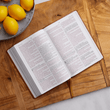 Load image into Gallery viewer, Personalized Custom Text Your Name KJV Large Print Thinline Bible Comfort Print Tan Leathersoft