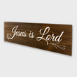 Load image into Gallery viewer, Jesus is Lord 1 Tier Wood Decor