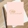 Load image into Gallery viewer, Feliz Quinceañera | 5’X7’ Birthday Card for 15 Year Old
