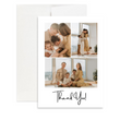 Load image into Gallery viewer, Personalized 5’X7’ Thank You Card Custom Your Photo Image Upload Your Text with 3 Images
