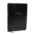 Load image into Gallery viewer, Personalized Custom Text Your Name NKJV Super Giant Print Reference Bible Black Leatherflex