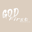 Load image into Gallery viewer, God First Matthew 6:33 Shirt