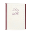 Load image into Gallery viewer, Personalized Custom Text Your Name NKJV Lighting The Way Home Family Bible Burgundy Padded Hardcover