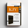 Load image into Gallery viewer, Personalized KJV Deluxe Gift Holy Bible Gray Leathersoft King James Version