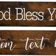 Load image into Gallery viewer, Personalized God Bless You Wood Decor