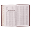 Load image into Gallery viewer, Personalized Custom Text Your Name KJV Holy Bible Standard Size Thumb Index Edition Burgundy King James Version