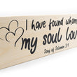 Load image into Gallery viewer, Songs of Solomon 3:4 I Have Found Who I Love Wood Decor