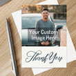 Load image into Gallery viewer, Personalized Christian Thank You Card Custom Your Photo Image Upload Your Text Greeting Card