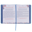 Load image into Gallery viewer, Hope For Each Morning Blue Faux Leather Devotional - Joanna & Rob Teigen