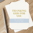 Load image into Gallery viewer, Ministry Appreciation Card Thanking God For You for Pastor, Church, Family