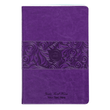 Load image into Gallery viewer, Personalized Custom Text Your Name The Passion Translation New Testament (2020 Edition) Large Print Violet Faux Leather