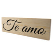 Load image into Gallery viewer, Te amo Spanish Wood Decor