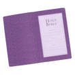 Load image into Gallery viewer, Personalized Custom Text Your Name KJV Budget Gift and Award Purple Bible King James Version
