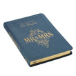 Load image into Gallery viewer, Personalized Devotional Mr. & Mrs. 366 Devotions for Couples Blue Faux Leather