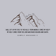 Load image into Gallery viewer, I Lift My Eyes to the Hills Psalm 121 Shirt
