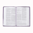 Load image into Gallery viewer, Personalized Custom Text Your Name The Passion Translation New Testament (2020 Edition) Large Print Violet Faux Leather