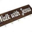 Load image into Gallery viewer, Walk With Jesus Key Holder Wood Decor