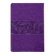 Load image into Gallery viewer, Personalized Custom Text Your Name The Passion Translation New Testament (2020 Edition) Large Print Violet Faux Leather