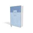 Load image into Gallery viewer, Personalized NIV Baby Gift Bible Leathersoft Blue Comfort Print Keepsake Edition New International Version