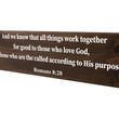 Load image into Gallery viewer, Romans 8:28 All Things Work Together For Good Wood Decor