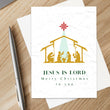 Load image into Gallery viewer, Christian Jesus Is Lord Card for Christmas