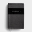 Load image into Gallery viewer, Personalized KJV Deluxe Gift Holy Bible Gray Leathersoft King James Version