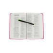 Load image into Gallery viewer, Personalized Custom Text Your Name NIV Value Thinline Bible Comfort Print Leathersoft Orchid New International Version