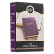 Load image into Gallery viewer, Personalized Custom Text Your Name KJV Holy Bible COMPACT LuxLeather Purple King James Version