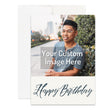 Load image into Gallery viewer, Personalized Happy Birthday Card Custom Your Photo Image Upload Your Text Greeting Card