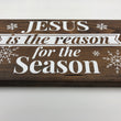 Load image into Gallery viewer, Jesus Is the Reason For The Season Wood Decor
