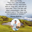 Load image into Gallery viewer, Matthew 22:37-39 Personalized Photo Verse
