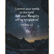Load image into Gallery viewer, Proverbs 16:3 Personalized Photo Verse