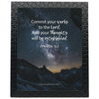 Load image into Gallery viewer, Proverbs 16:3 Personalized Photo Verse