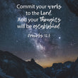 Load image into Gallery viewer, Proverbs 16:3 Personalized Photo Verse