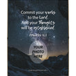 Load image into Gallery viewer, Proverbs 16:3 Personalized Photo Verse