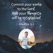 Load image into Gallery viewer, Proverbs 16:3 Personalized Photo Verse