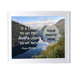 Load image into Gallery viewer, Psalm 119:105 Personalized Photo Verse