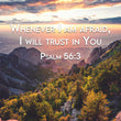 Load image into Gallery viewer, Psalm 56:3 Personalized Photo Verse