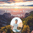 Load image into Gallery viewer, Psalm 56:3 Personalized Photo Verse