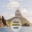 Load image into Gallery viewer, Psalm 73:26 Personalized Photo Verse