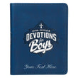 Load image into Gallery viewer, Personalized Devotional for Boys inLuxleather One Minute Devotions