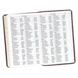 Load image into Gallery viewer, Personalized Bible Custom Text Your Name KJV Giant Print Dark Brown Pattern Bible King James Version