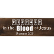 Load image into Gallery viewer, Romans 3:25 Victory In The Blood of Jesus Wood Decor