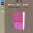 Load image into Gallery viewer, Personalized NIV Super-Giant Print Reference Bible Leathersoft Pink