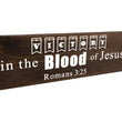 Load image into Gallery viewer, Romans 3:25 Victory In The Blood of Jesus Wood Decor