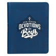 Load image into Gallery viewer, One-Minute Devotions for Boys Blue Faux Leather Devotional